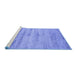 Sideview of Machine Washable Abstract Blue Contemporary Rug, wshcon2552blu