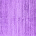 Square Abstract Purple Contemporary Rug, con2552pur