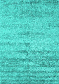 Abstract Turquoise Contemporary Rug, con2552turq