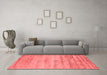 Contemporary Red Washable Rugs