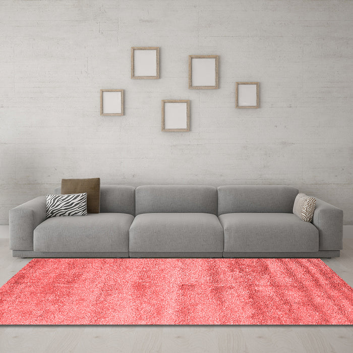 Contemporary Red Washable Rugs