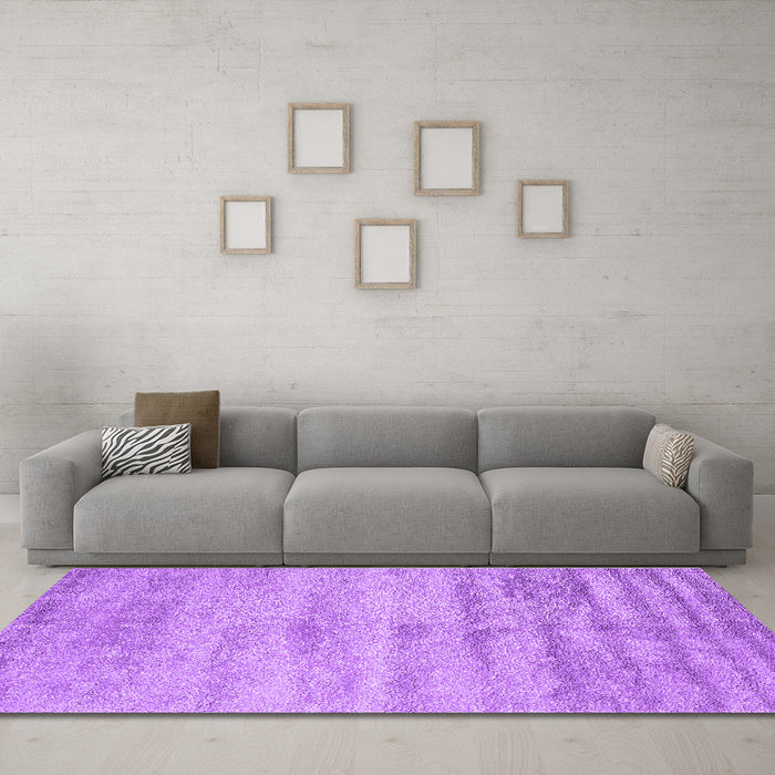Machine Washable Abstract Purple Contemporary Area Rugs in a Living Room, wshcon2552pur
