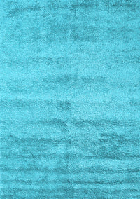 Abstract Light Blue Contemporary Rug, con2552lblu