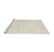 Serging Thickness of Machine Washable Contemporary Champagne Beige Rug, wshcon2553