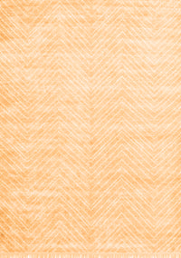 Solid Orange Modern Rug, con2553org