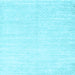 Square Solid Light Blue Modern Rug, con2553lblu