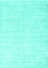 Solid Turquoise Modern Rug, con2553turq