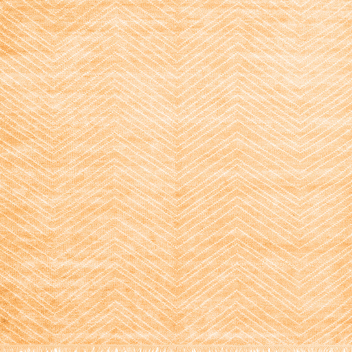 Serging Thickness of Solid Orange Modern Rug, con2553org