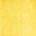 Square Solid Yellow Modern Rug, con2553yw