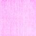 Square Solid Pink Modern Rug, con2553pnk