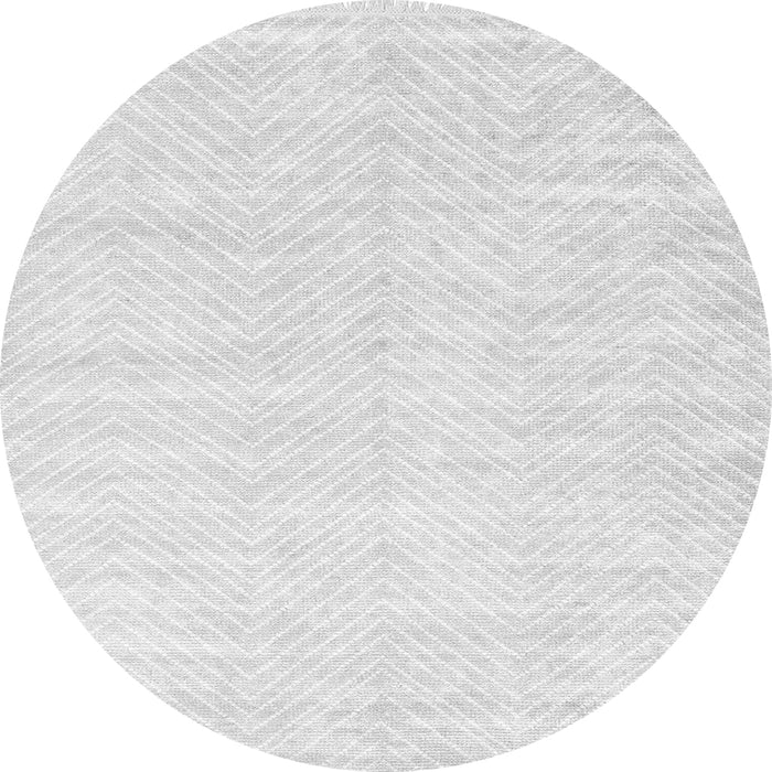 Square Solid Gray Modern Rug, con2553gry