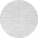 Square Solid Gray Modern Rug, con2553gry