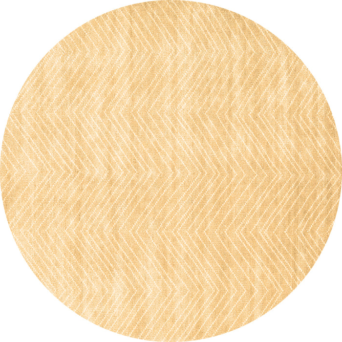 Round Solid Brown Modern Rug, con2554brn