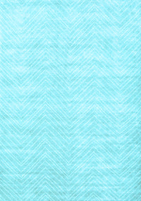 Solid Light Blue Modern Rug, con2554lblu