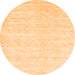 Machine Washable Solid Orange Modern Area Rugs, wshcon2554org