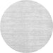 Square Solid Gray Modern Rug, con2554gry