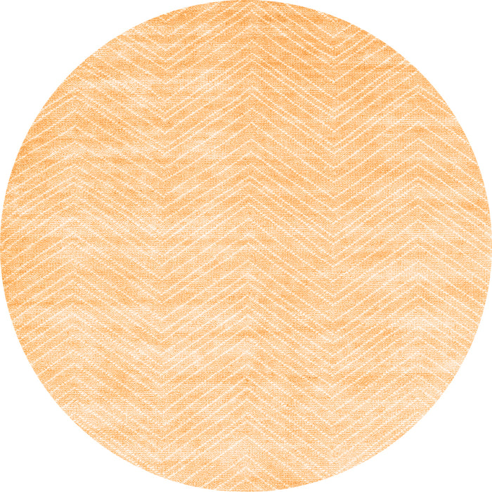 Square Solid Orange Modern Rug, con2554org