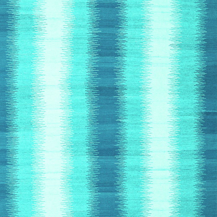 Machine Washable Abstract Turquoise Contemporary Area Rugs, wshcon2555turq