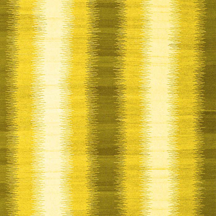 Abstract Yellow Contemporary Rug, con2555yw