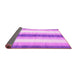 Sideview of Abstract Pink Contemporary Rug, con2555pnk