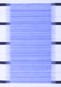 Abstract Blue Contemporary Rug, con2556blu