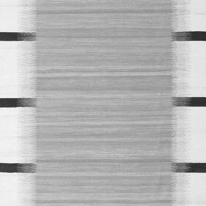 Serging Thickness of Machine Washable Abstract Gray Contemporary Rug, wshcon2556gry