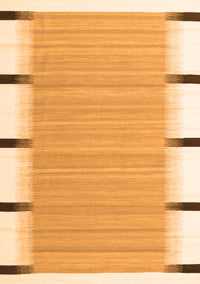 Abstract Orange Contemporary Rug, con2556org