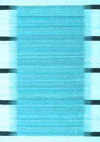 Abstract Light Blue Contemporary Rug, con2556lblu