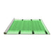 Sideview of Machine Washable Abstract Emerald Green Contemporary Area Rugs, wshcon2556emgrn