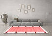 Contemporary Red Washable Rugs