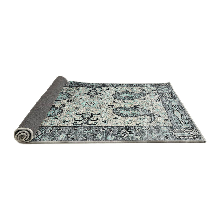 Thickness of Contemporary Gray Modern Rug, con2557