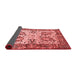 Abstract Red Contemporary Area Rugs