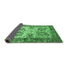 Sideview of Abstract Emerald Green Contemporary Rug, con2557emgrn