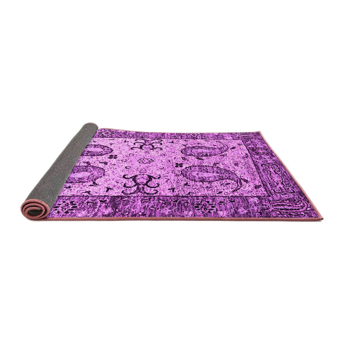 Sideview of Abstract Pink Contemporary Rug, con2557pnk
