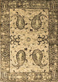 Abstract Brown Contemporary Rug, con2557brn