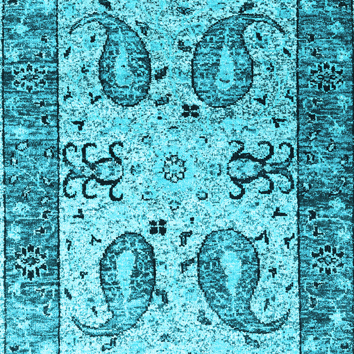 Abstract Light Blue Contemporary Rug, con2557lblu