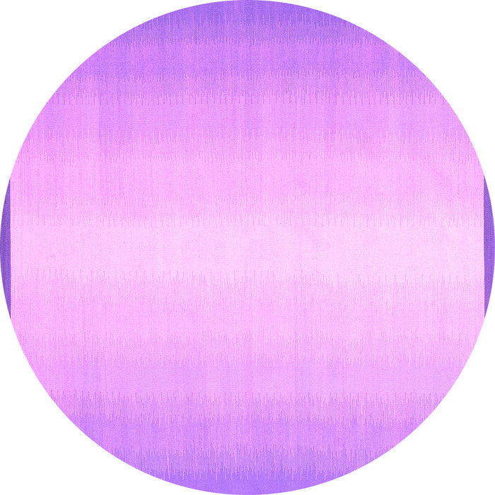 Round Abstract Pink Contemporary Rug, con2558pnk