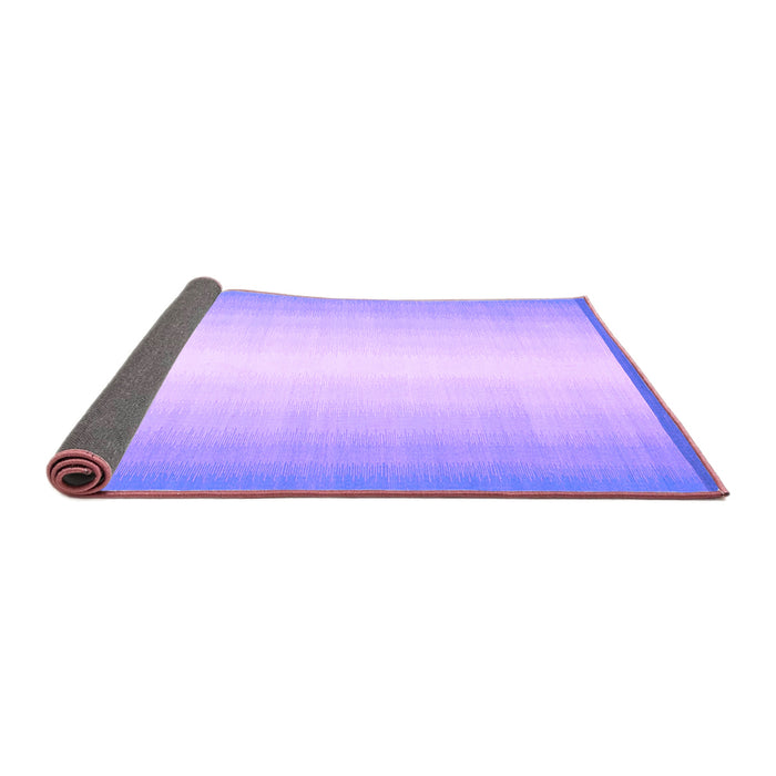 Sideview of Abstract Purple Contemporary Rug, con2558pur
