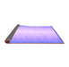 Sideview of Abstract Purple Contemporary Rug, con2558pur