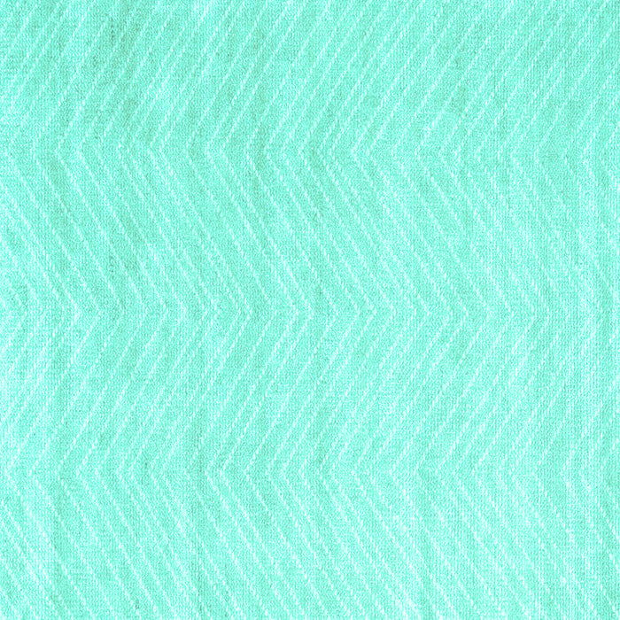 Square Solid Turquoise Modern Rug, con2559turq