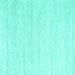 Square Solid Turquoise Modern Rug, con2559turq