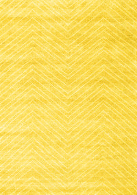 Solid Yellow Modern Rug, con2559yw