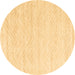 Round Solid Brown Modern Rug, con2559brn