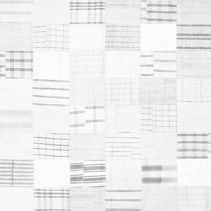 Round Machine Washable Solid Gray Modern Rug, wshcon255gry