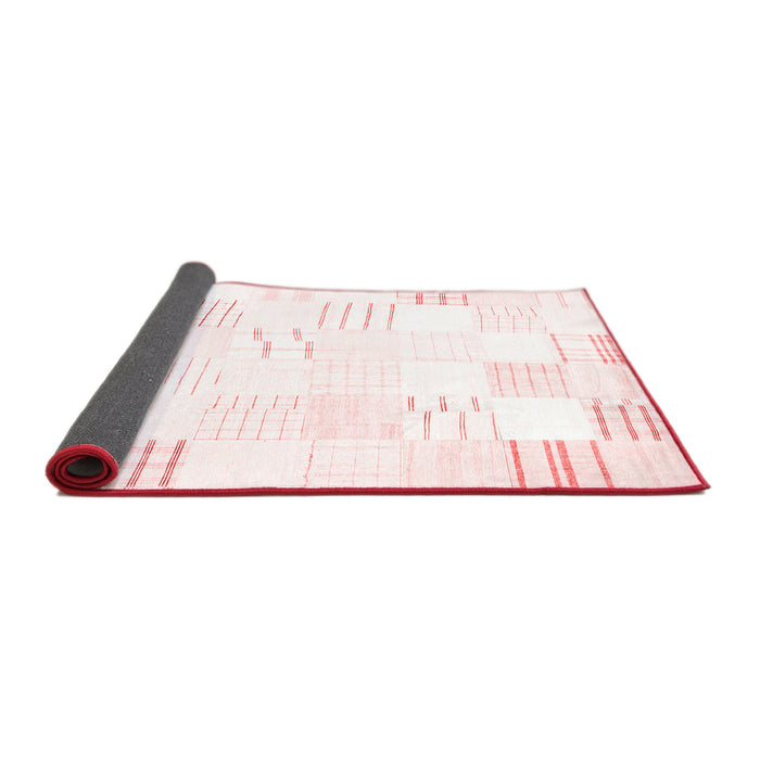 Solid Red Modern Area Rugs