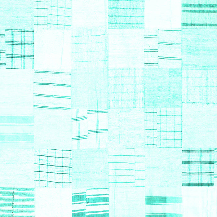 Solid Turquoise Modern Rug, con255turq