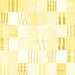 Square Solid Yellow Modern Rug, con255yw