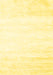 Solid Yellow Modern Rug, con2560yw
