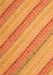 Serging Thickness of Machine Washable Southwestern Orange Country Area Rugs, wshcon2562org