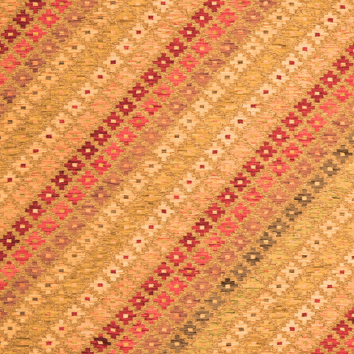 Serging Thickness of Machine Washable Southwestern Orange Country Area Rugs, wshcon2562org